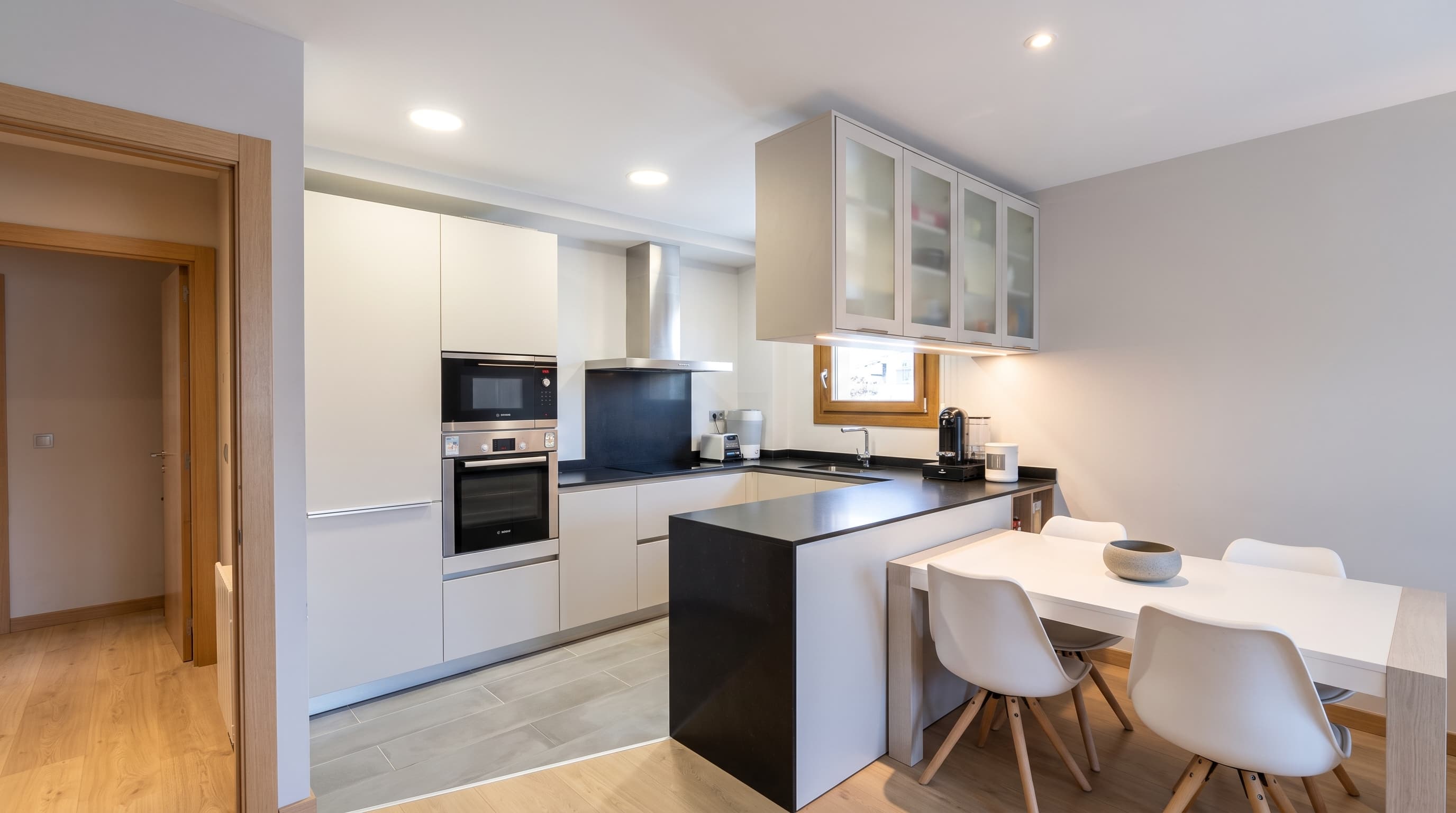 Staged kitchen